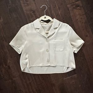 Oak + Fort Silk Blouse